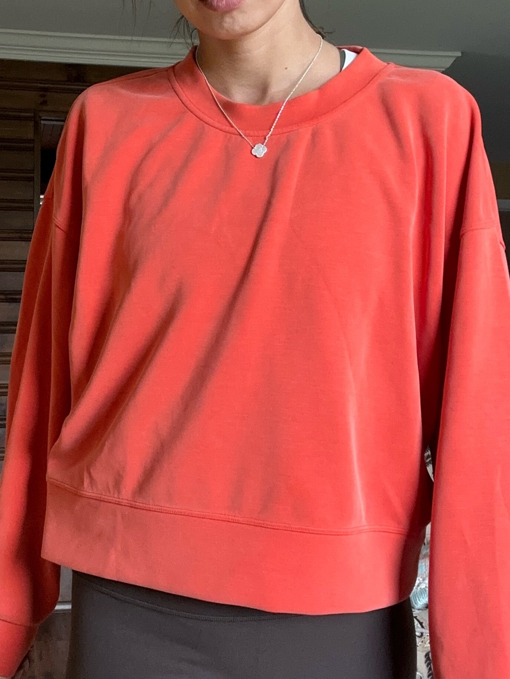 Lululemon Softstream Women’s oversized Crewneck Sweatshirt size 8